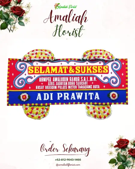 Papan Bunga Ucapan Selamat Segoroyoso